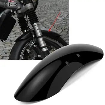 

Motorcycle Short Front Fender for Harley Forty Eight 48 XL1200X XL 1200 2010 2011 2012 2013 2014 2015 2016 2017 Glossy Black