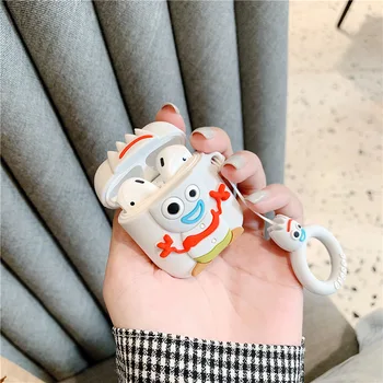 

Protective cover general mobilization fork For AirPods 2 case wireless headset toy Bluetooth anti-drop cartoon airpods 1 case