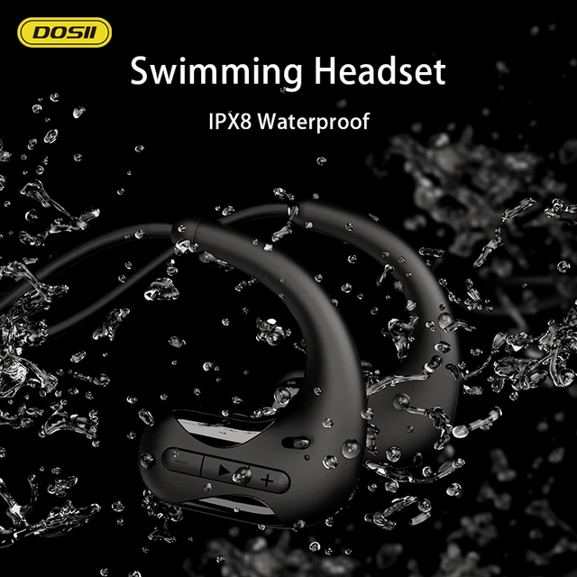 Auriculares inalámbricos TWS IPX8 para natación, cascos impermeables para  buceo profundo, Bluetooth, 8GB de RAM, reproductor de música MP3,  Auriculares deportivos para Fitness - AliExpress