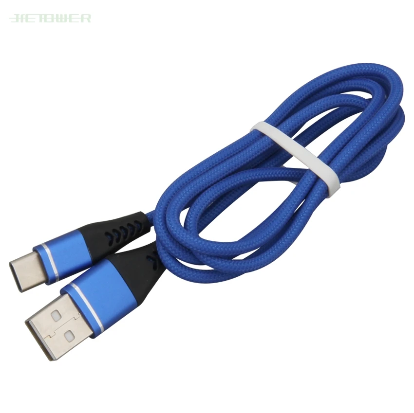 300 шт./лот USB C кабель рыболовный Тип пряжи C кабель для samsung S9 S10 S8 Быстрая зарядка type-c кабель для huawei P20 Xiaomi 2S - Цвет: Синий