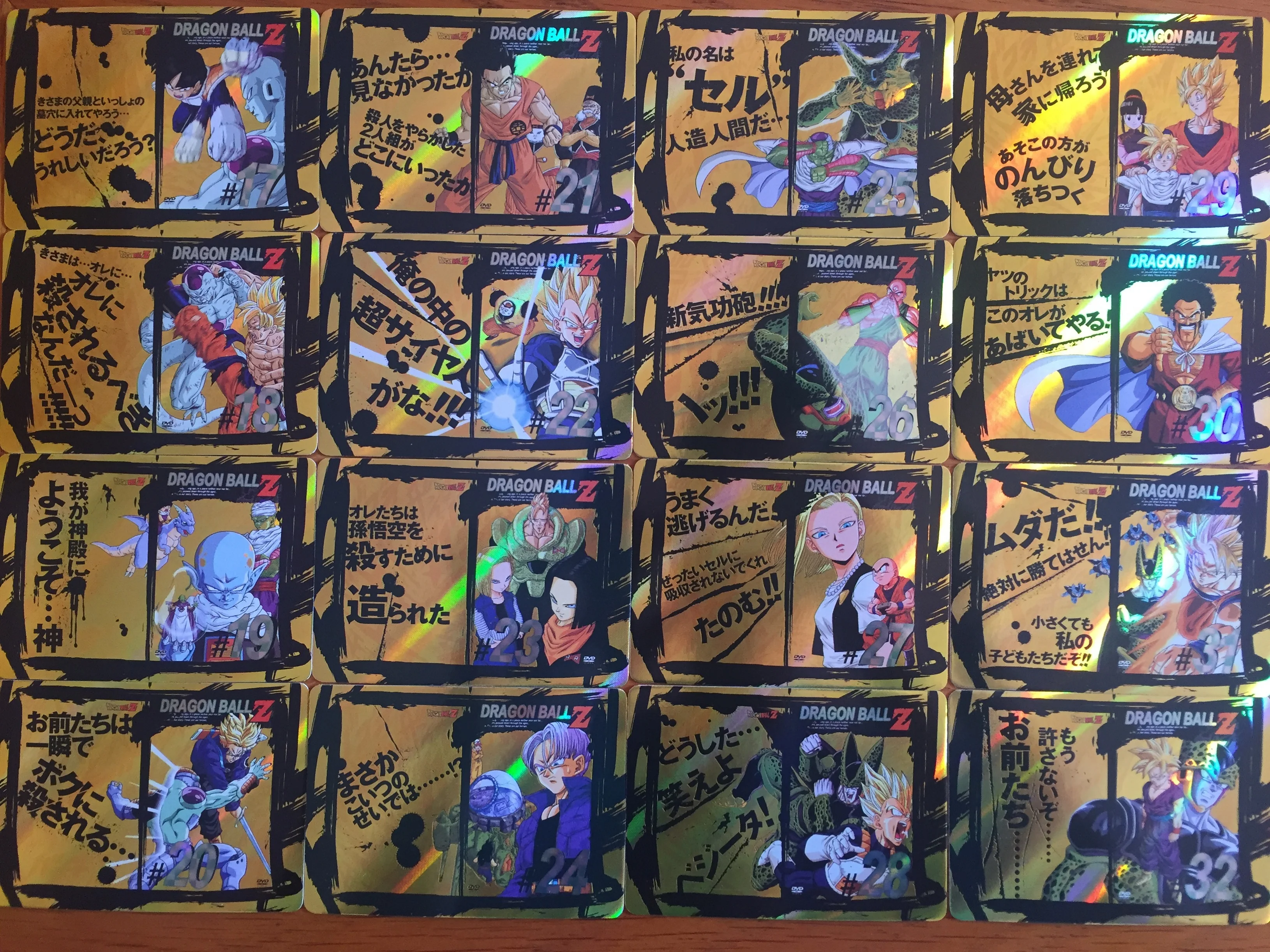 49 шт. CD DVD Dragon Ball Z чехол Полное издание названия флэш карты игра коллекционные