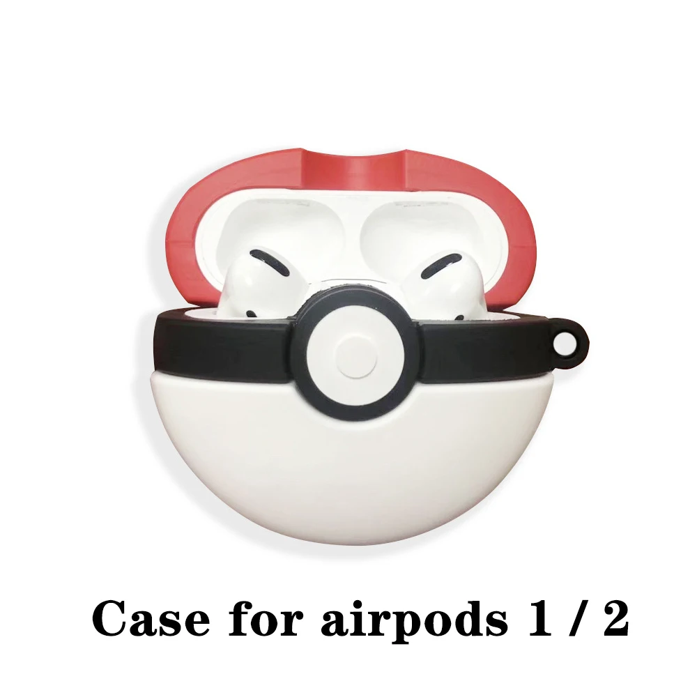 Для Airpods Pro 3D мультфильм Защитная крышка Bluetooth наушники силиконовый чехол s для Airpods Pro Чехол милый Air pods 3 крышка - Цвет: Airpods 1 or 2 -A