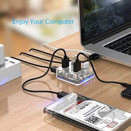 Usb-концентратор 4 порта USB 3,0 концентратор для USB расширения Мини Портативный хаб для iPhone Macbook Chromebook ноутбук ПК смартфонов