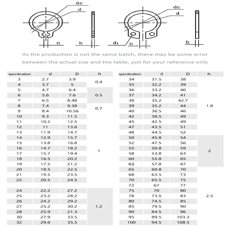 Pince à Circlips Externes Internes Pince à Circlips De 8 Pouces Outil De Retenue De Décapant De
