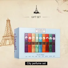 9 шт./компл. Портативный Для женщин бутылкы парфюмерного спрея аромат дезодорант мини ароматы для Для женщин Парфюмерия CLA88