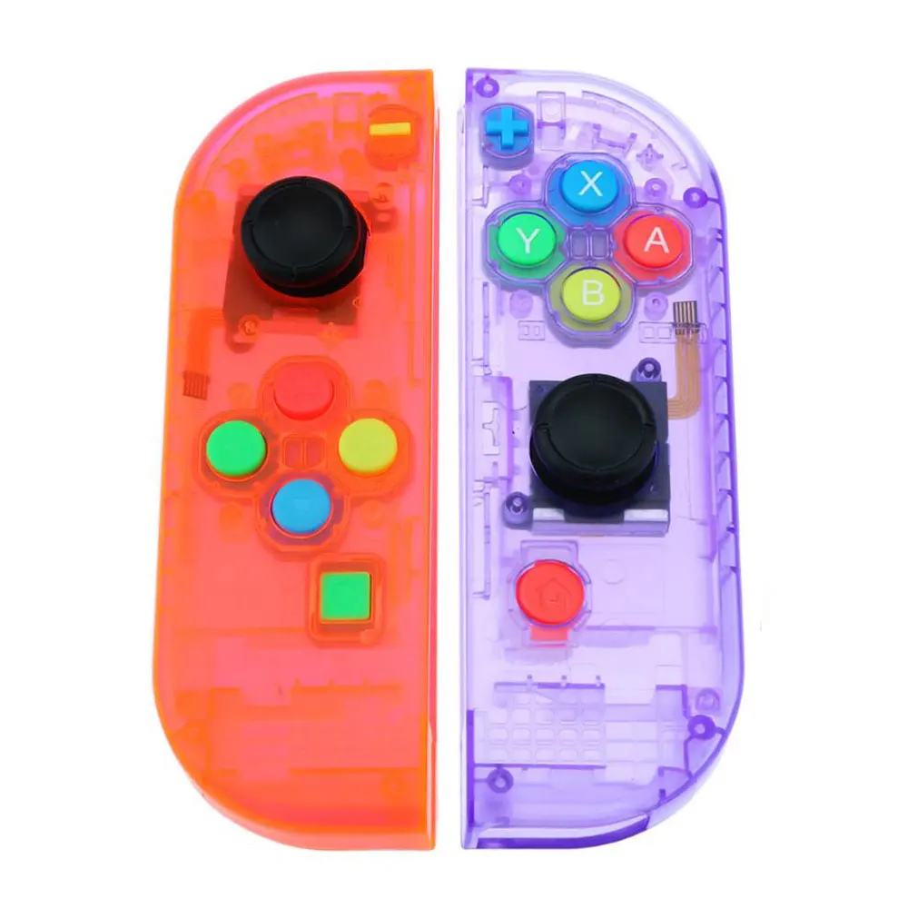 QR ChengHaoRan левый и правый корпус Оболочка Чехол для nintendo Switch NS Joy-Con контроллер с джойстиком, набор кнопок, отвертка - Цвет: QR
