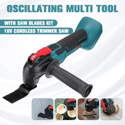 Makita – outil multifonction de rénovation oscillant sans fil, tondeuse, pelle à bois, scie, décoration de la maison, batterie 18V 