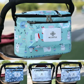 

Multi-function Baby Stroller Organizer Diaper Bottles Hanging Storage Bag