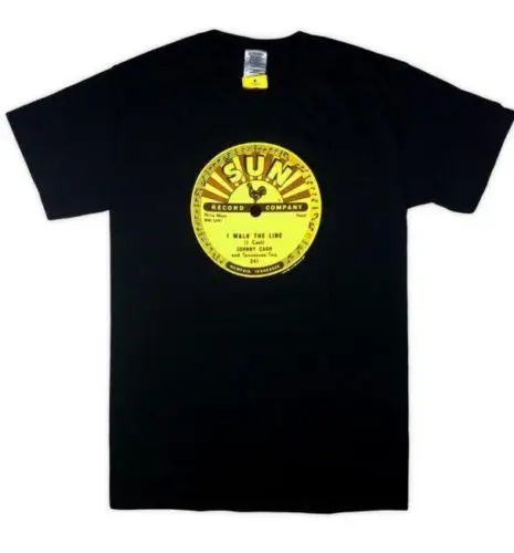 Футболка с принтом Johnny Cash I Walk The Line Sun Records| |