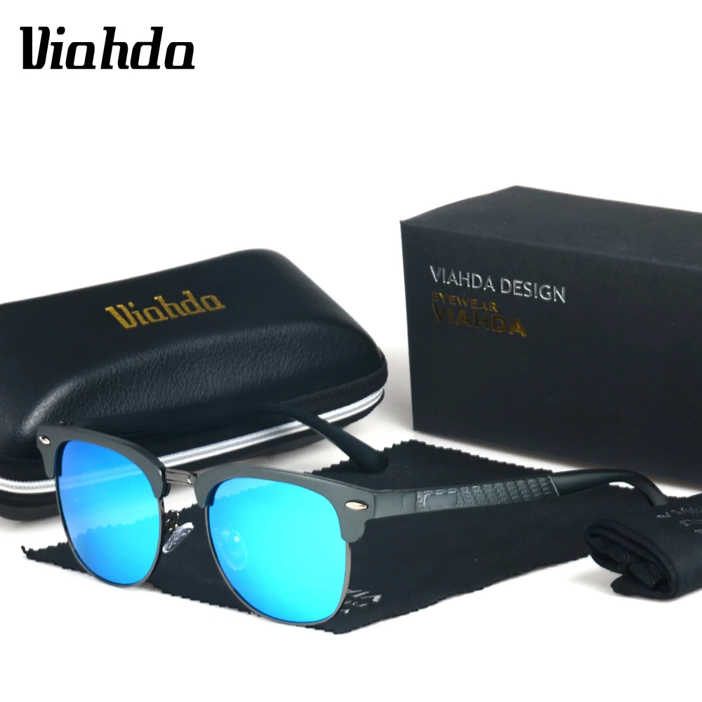 

2019 VIAHDA Men Classic Polarized Sunglasses Pilot Sun glasses UV400 Protection