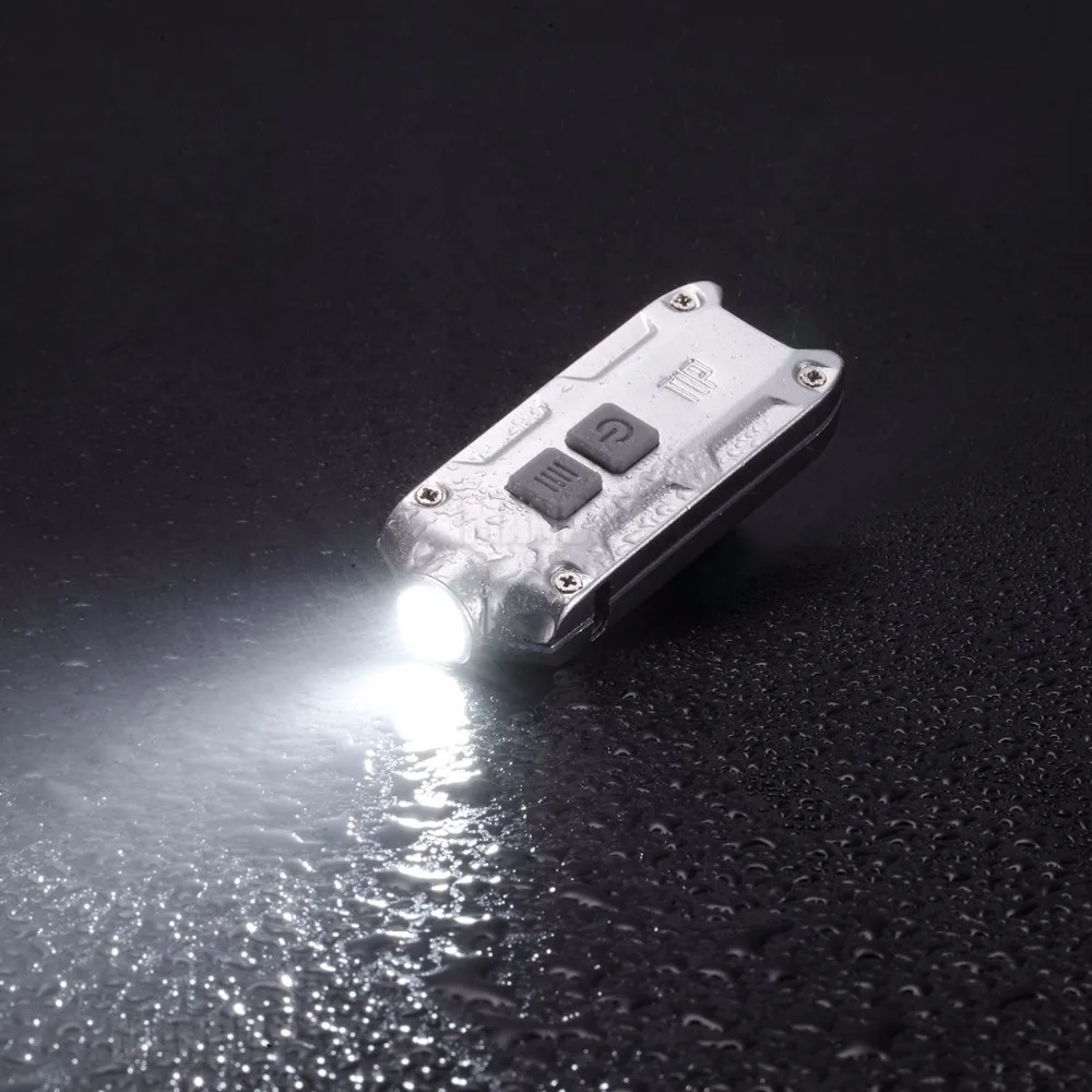 Металлический кнопочный светильник NITECORE TIPCRI многоцелевой зажим + USB кабель для