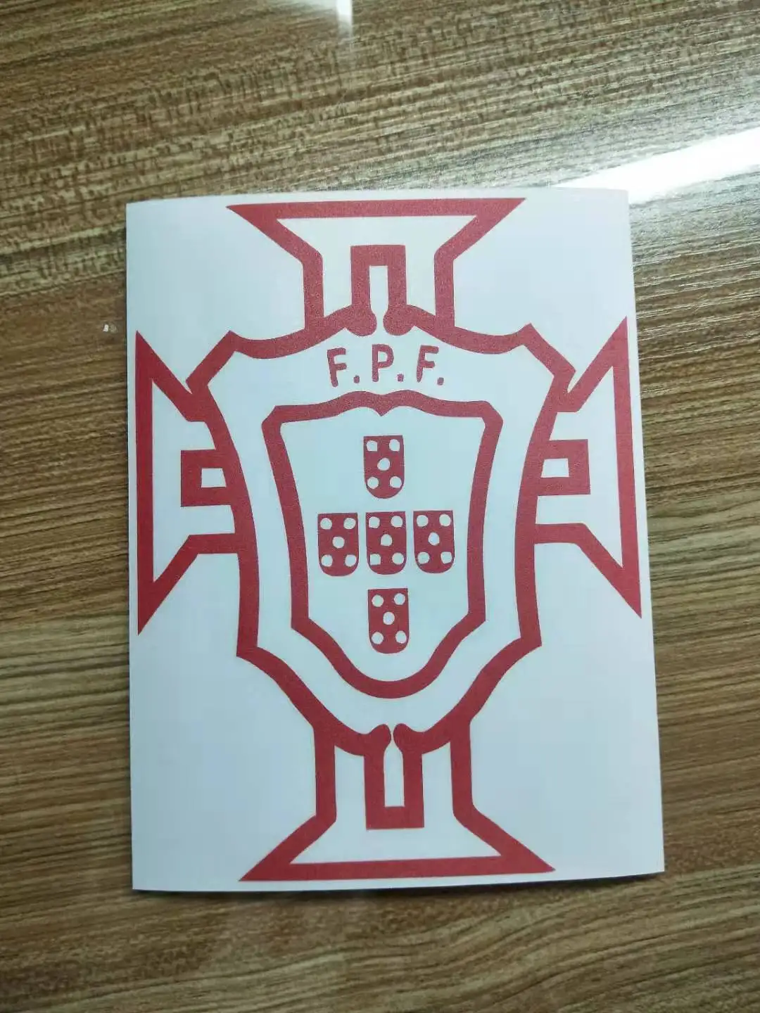 Виниловая наклейка для футбольной федерации FPF без фона аксессуары стайлинга