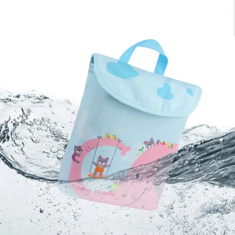 

Double Layer Infant Diapers Storage Bag Waterproof Portable Nappies Organizer R2JF