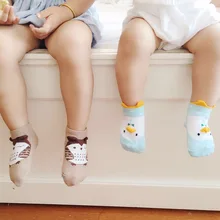 Весенне-осенние милые детские носки с героями мультфильмов детские носки без рисунков