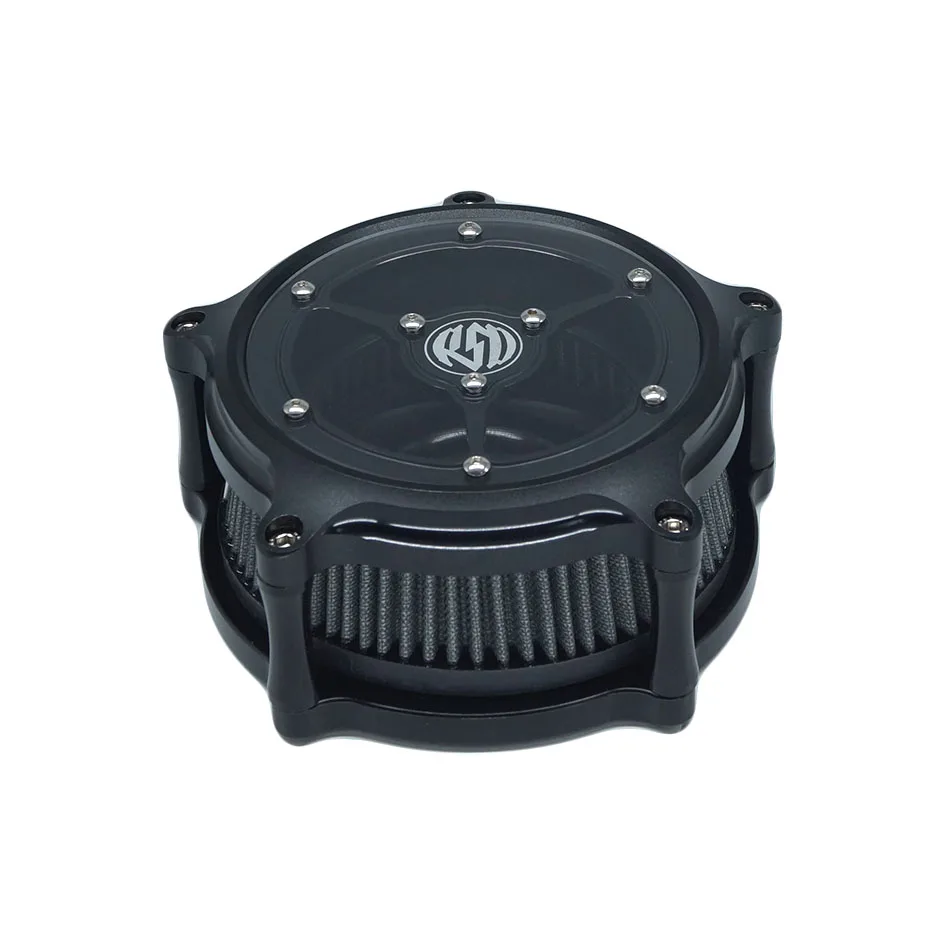 RSD Motorcycle  Turbine Air Filter Clarity Intake Cleaner for Harley Sportster XL 883 XL 1200 Dyna Softail Touring Electra Glide