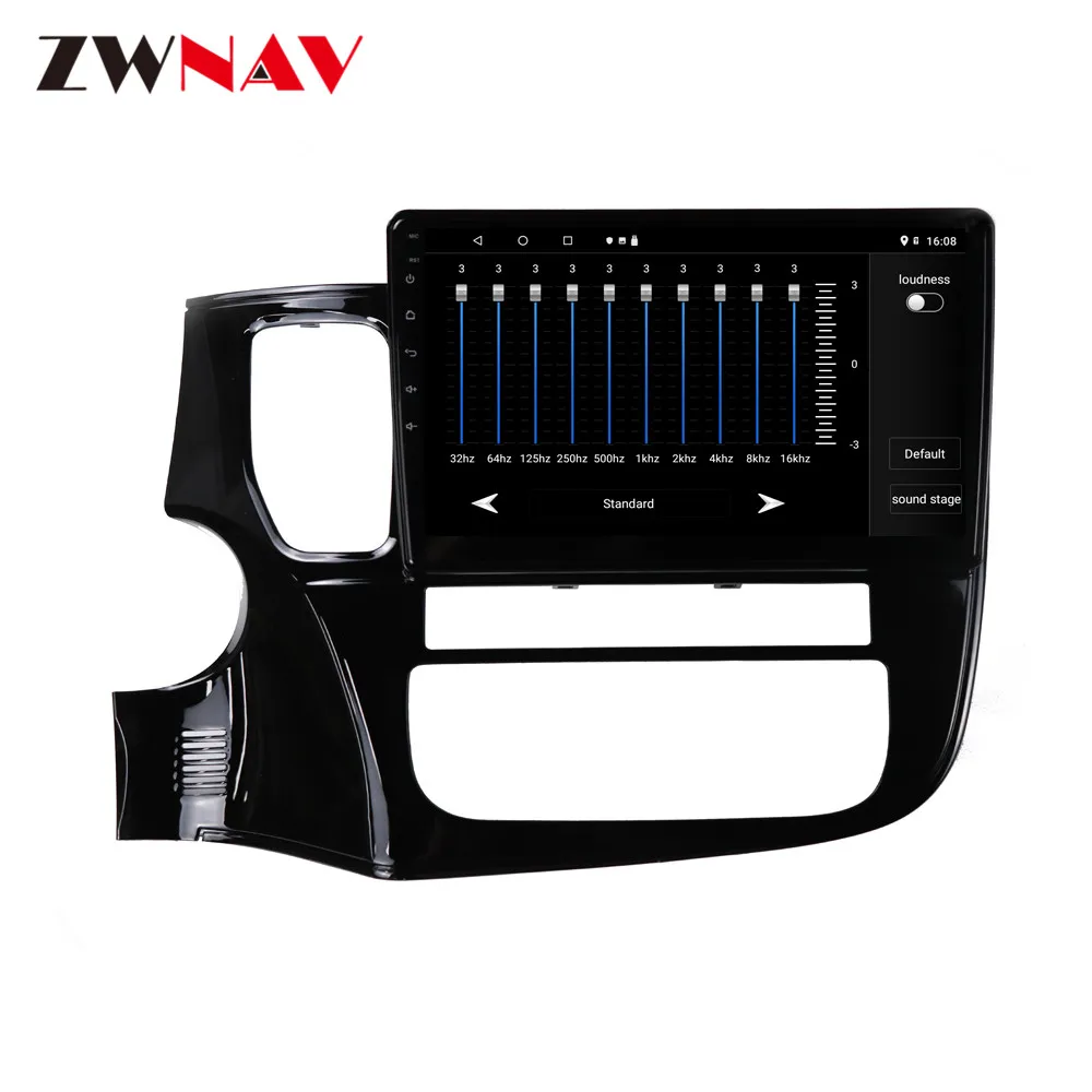 Clearance Android 9 Built in 4G SIM card Car GPS navigation For Mitsubishi OUTLANDER 2014+ Multimedia player head unit radio tape recorder 14