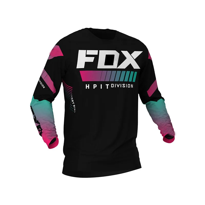 

motorcycle mountain bike team downhill jersey MTB Offroad DH fxr bicycle locomotive shirt cross country mountain hpit fox jersey