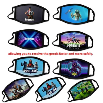 

Fortnites Figure Kid Adult Mask Child Cotton Mouth Mask Children Cartoon Printed Dustproof Face Mask Washable Reusable Mask Gift