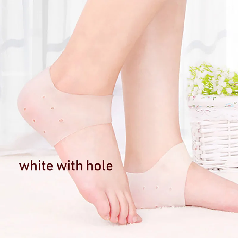 USHINE Silicone Insoles Padded Front High Heel Boots Gel Insoles for Shoes Breathable Health Care Front Cushion Socks Shoes