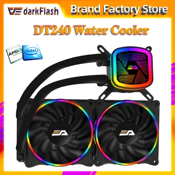 

Aigo darkflash Water Cooling 120/240/360 Water Cooler Heatsink rgb 120mm PWM CPU Cooling Radiator led Fan LGA 1151/2011/AM3+/AM4