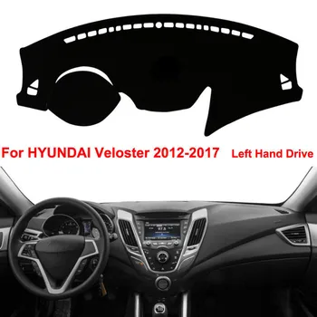 

For Hyundai Veloster 2012-2017 Anti-UV Dashboard Dash Mat Pad Interior Sun Shade Instrument Panel Carpet Car Styling Accessories