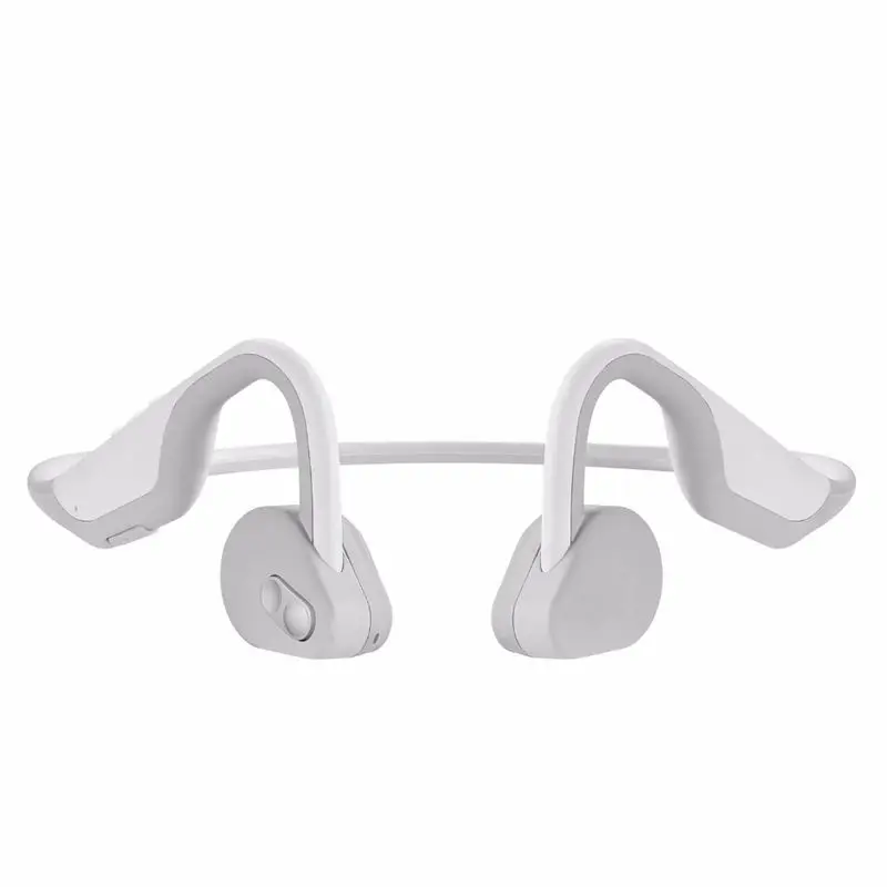 

BESTBh128 Bone Conduction Wireless Bluetooth Headset Bluetooth 4.1 Waterproof Neck-Strap Nfc Earphone Handsfree Ios White