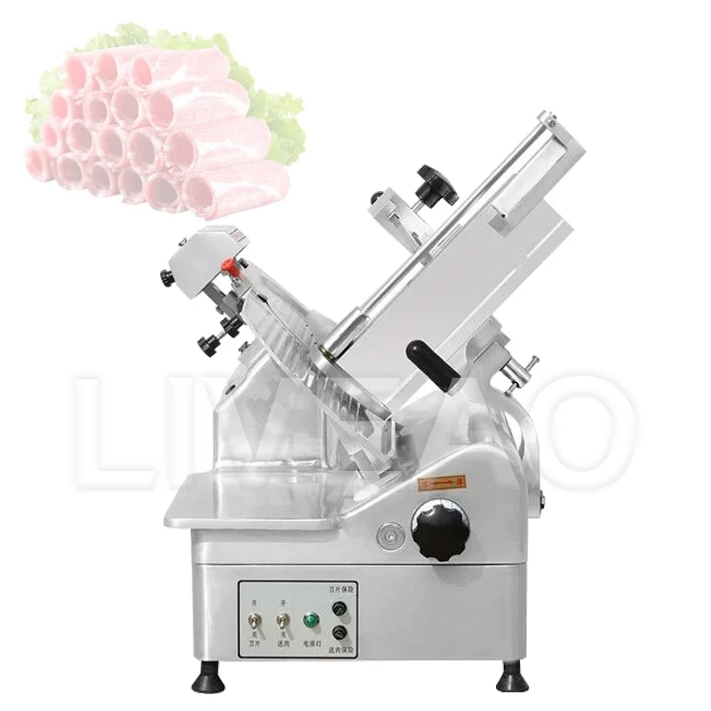 Automatic Meat Planer Frozen Beef Slicer Ham Lamb Roll Slicing Machine Single Roll And Double Roll Cutting Meat Maker 4