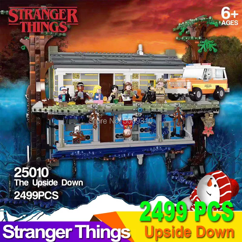 Comprar Nuevo 2499 Uds Compatible legoinglys 75810 los bloques de construcción invertidos ladrillos juguetes de Navidad regalos de Navidad para el creador de chica chico