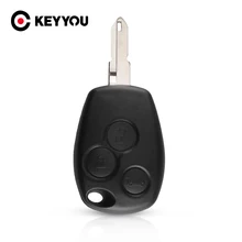 KEYYOU Remote Key Shell Fall Abdeckung 3 tasten für Renault Duster Logan Fluence Clio Vivaro Master Verkehrs Kangoo Megane laguna