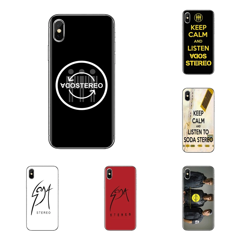 Soda Stereo Argentine band Logo Soft Transparent Cases For Samsung Galaxy S3 S4 S5 Mini S6 S7 Edge S8 S9 S10 Plus Note 3 4 5 8 9 |