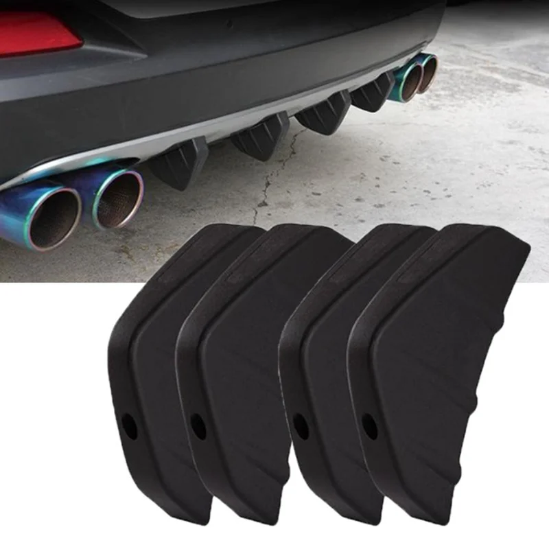 universal 4pcs car shark fin rear spoiler Accessories For Land Rover LR4 LR2 Evoque discovery 3 4 Renault clio megane 2 duster | Автомобили