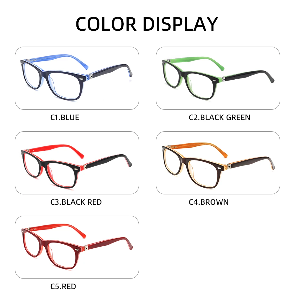 IENJOY Acetate Kid Optical Glasses Frame Eyewear Child Boy Girl Myopia Prescription Eyeglass Frames 180 Flexible Frames Oculos