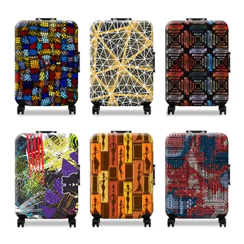 

Geometric pattern Flexible Travel Luggage Protection Cover cases for suitcases 18-32 inch Dust-Proof Travel accessories