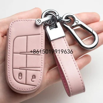 

key case for jeep Compass Cherokee Renegade Grand Cherokee COMMANDOR Smart Key Keyless Remote Entry Fob Case Key Chain