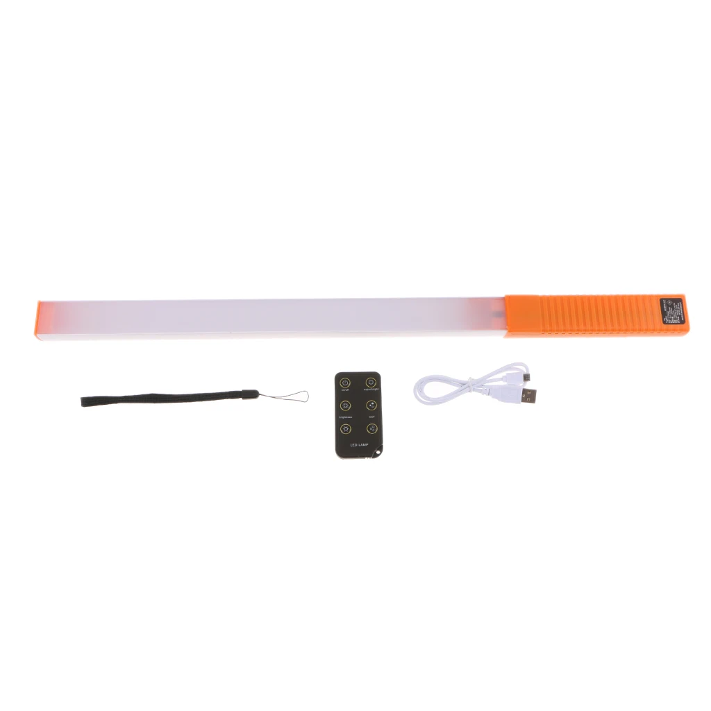 LED Video Light Wand Ice Light Photo Studio Lighting Kit with Remote Control Rechargeable Battery and 30 Brightness Level