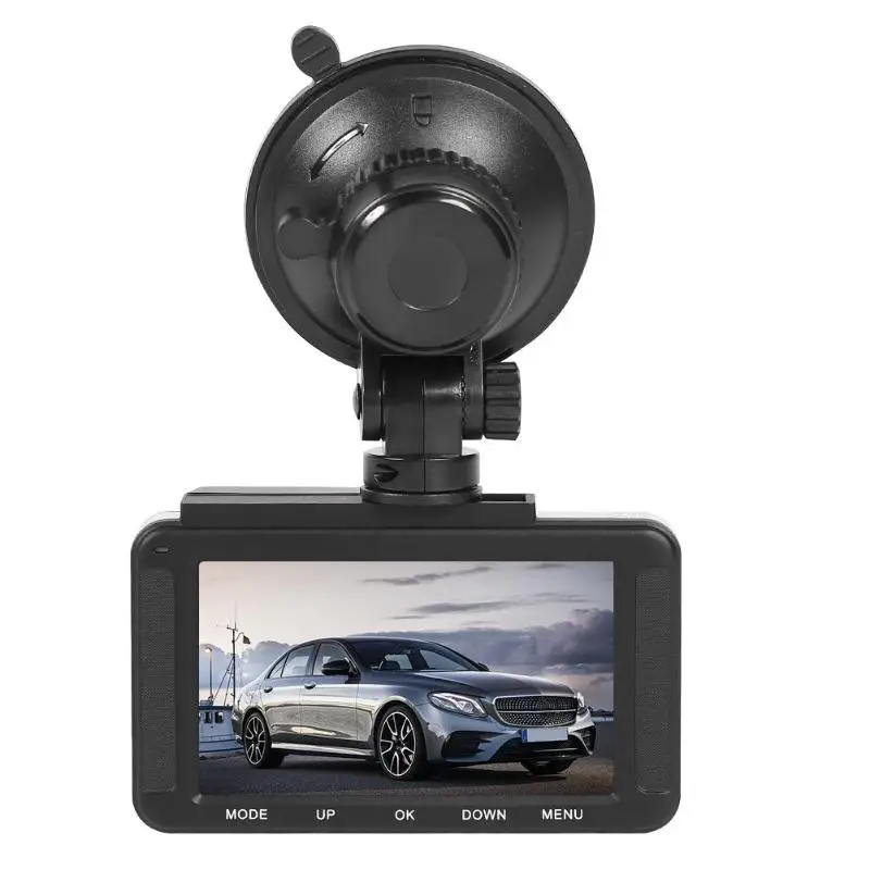 3-дюймовый видеорегистратор автомобиля 1080P HD gps с гнездом для чипа, с датчиком движения, Сенсор Ночное видение вождения Регистраторы 146 градусов Широкий формат черный автомобильные аксессуары