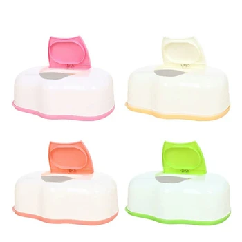

Wet Tissue Box Plastic Automatic Case Real Tissue Case Baby Wipes Press Pop-up Design Home Tissue Holder Accessories