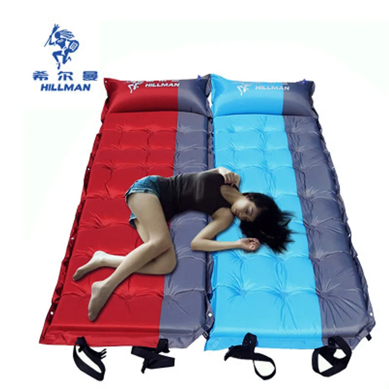 

Outdoor Picnic Mat Sleeping Mats Widened Thick Automatic Air Mattress Inflatable Bed Beach Bed-Panel