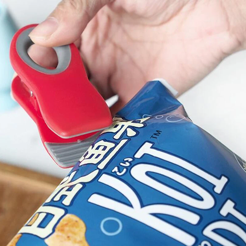 Plastic Food Bag Clip Moisture-proof Magnetic Sealing Hot Fridge Sticker Snack Storage Sealer Kitchen | Дом и сад