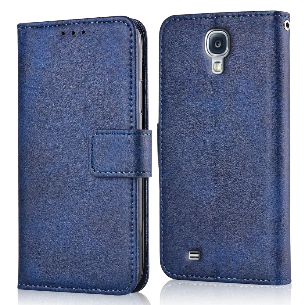 niu-Dark Blue Для samsung Galaxy S4 i9500 I9505 I9515 VE GT-i9500 Capa кошелек кожаный чехол для samsung S4 чехол для samsung S 4 флип чехол - Цвет: niu-Dark Blue