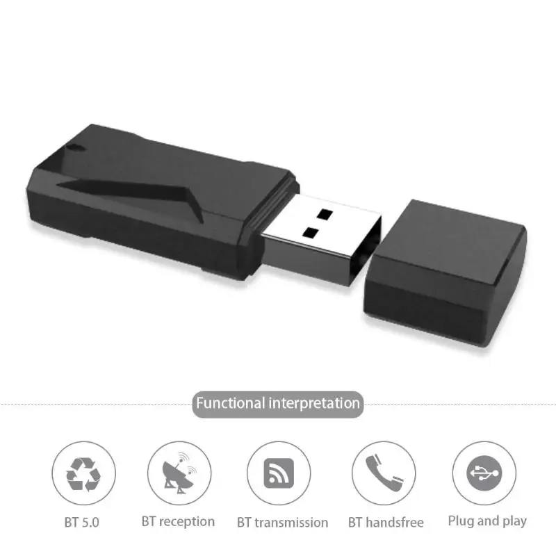 X01 Bluetooth 5,0 аудио передатчик приемник USB 3,5 мм разъем музыкальный адаптер