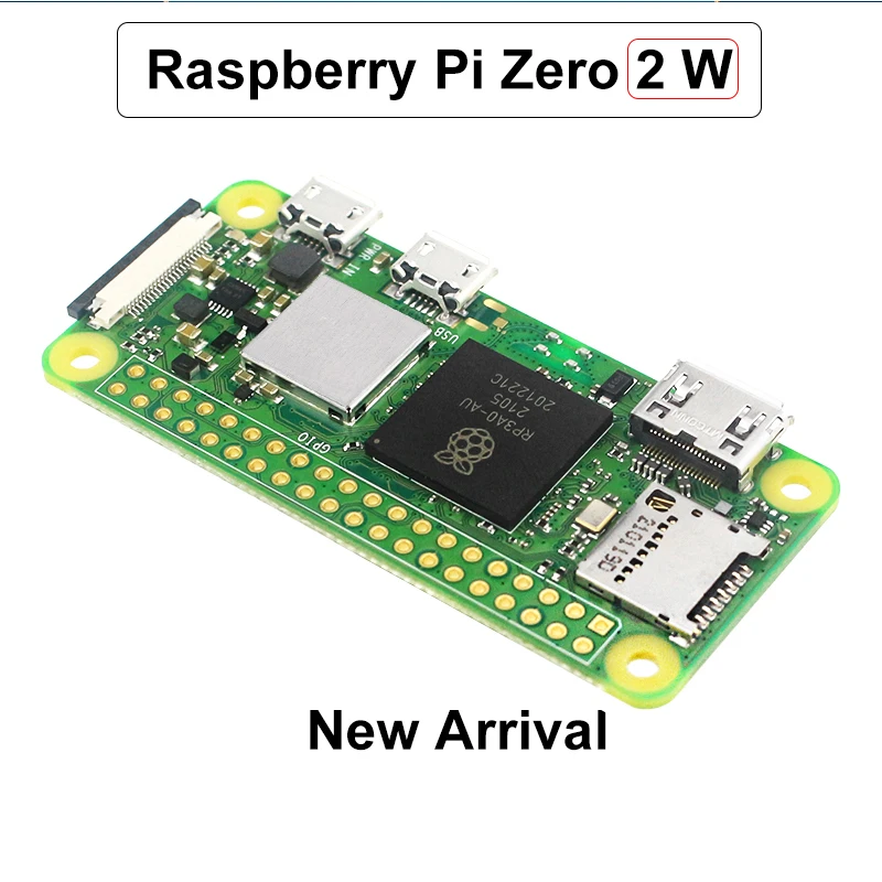 Raspberry Pi Zero 2W Acrylic Case with Aluminum Heat Sink Shell