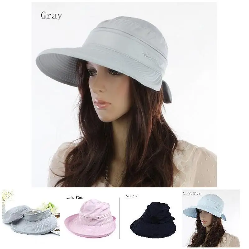 Summer Fashion Korean Style Bowknot Big Visor Cap Color Matching Beach Sun Hat Protective Clothing Accessories Beekeeping beekeeping hat