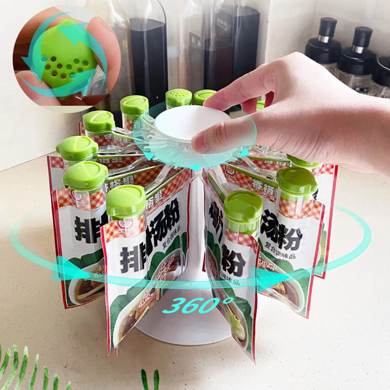 

Новая Вращающаяся полка для хранения мешков для приправ полка для хранения приправ кухонные аксессуары инструменты для готовки Экологичные Органайзеры для хранения