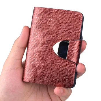 

Slim Minimalist Soft Leather Card Holder Organizer Wallet for 26 Credit Card ID Business Card Wallets Purse