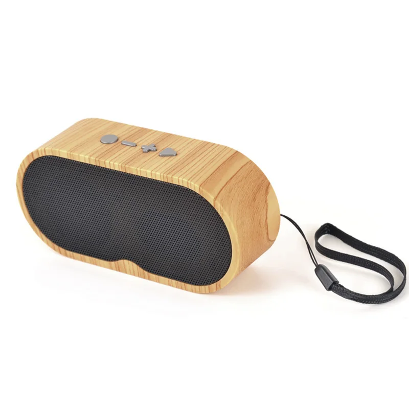 

Retro Wood Grain Wireless Bluetooth Portable Speaker with Multi Function Music Speaker Support TF Card U Disk