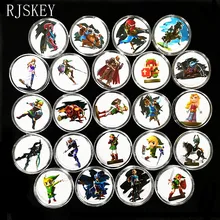 Набор 23 шт. легенда о Зельде Дыхание Дикого NFC Коллекционная монета тег Amiibo карты Ntag215 тег включает юную ссылку