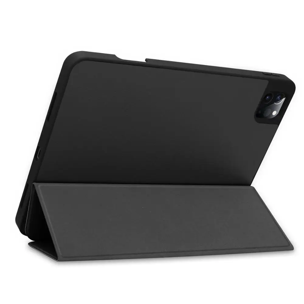 Custodia Per IPad Pro 12.9 Con Portapenne E Supporto - Pelle PU E TPU - BOLELAW (Motivo Leone) - 2