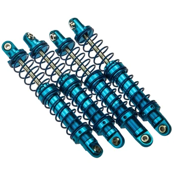 

4Pcs RC Shock Absorbers, Alloy High Strength Springs Shocks Set Damper, Suitable for Most 1/10 RC Car Model Universal RC Car Acc