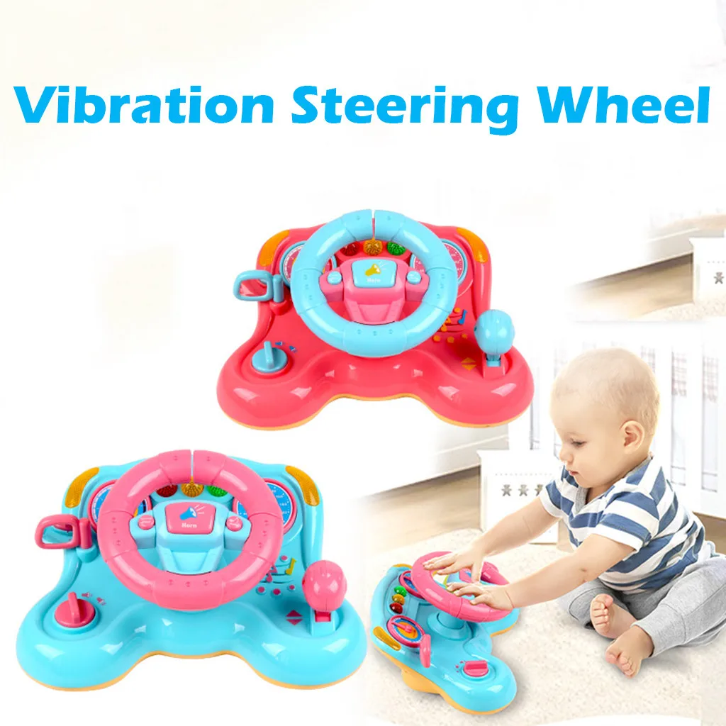 kids toys Deformation baby Children's Musical Electric Simulation Driving Toy Electronic Turning Learn Driver Dropshipping |